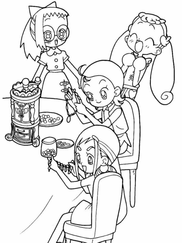 immagine magical doremi da colorare