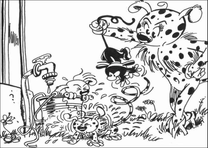 immagine marsupilami da colorare