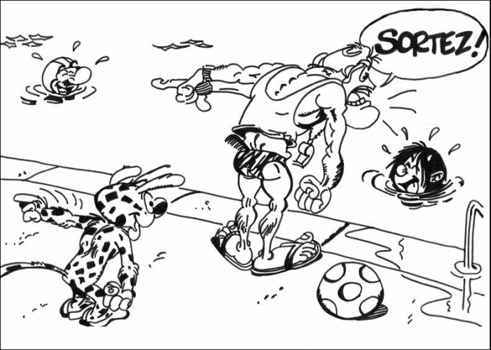 immagine marsupilami da colorare