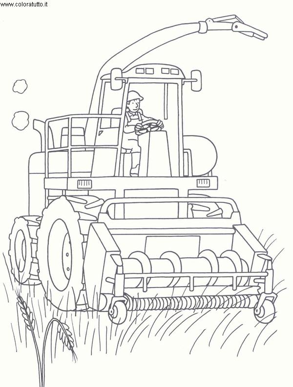 immagine mezzi pesanti da colorare