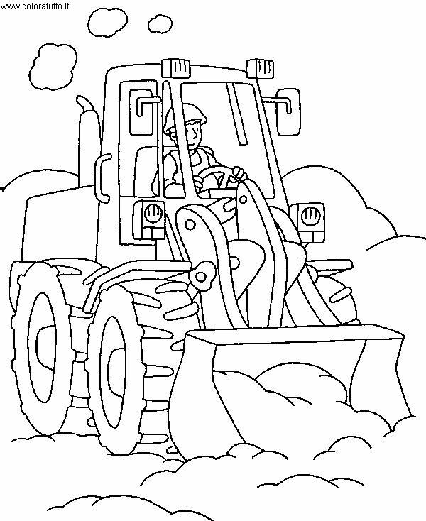 immagine mezzi pesanti da colorare