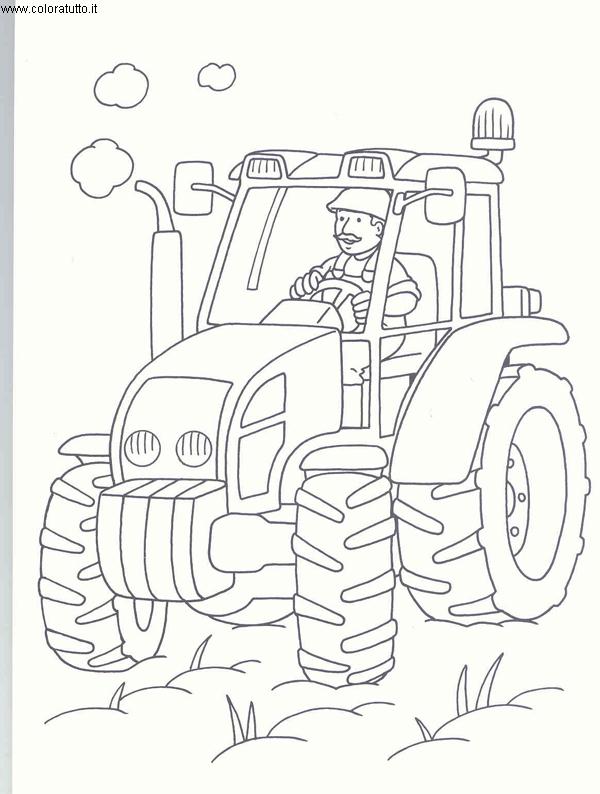 immagine mezzi pesanti da colorare