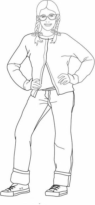 immagine mondo di patty da colorare