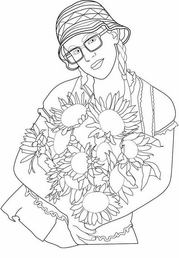 immagine mondo di patty da colorare