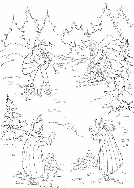 immagine narnia da colorare