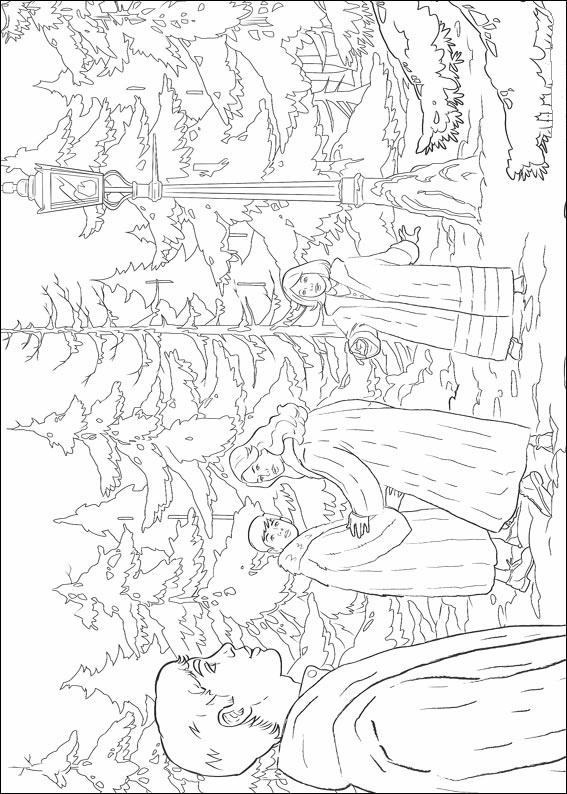 immagine narnia da colorare