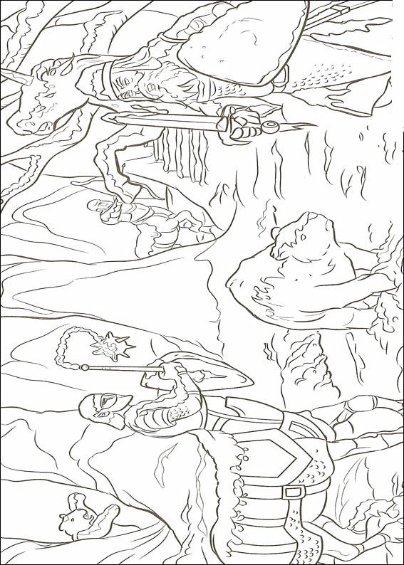 immagine narnia da colorare