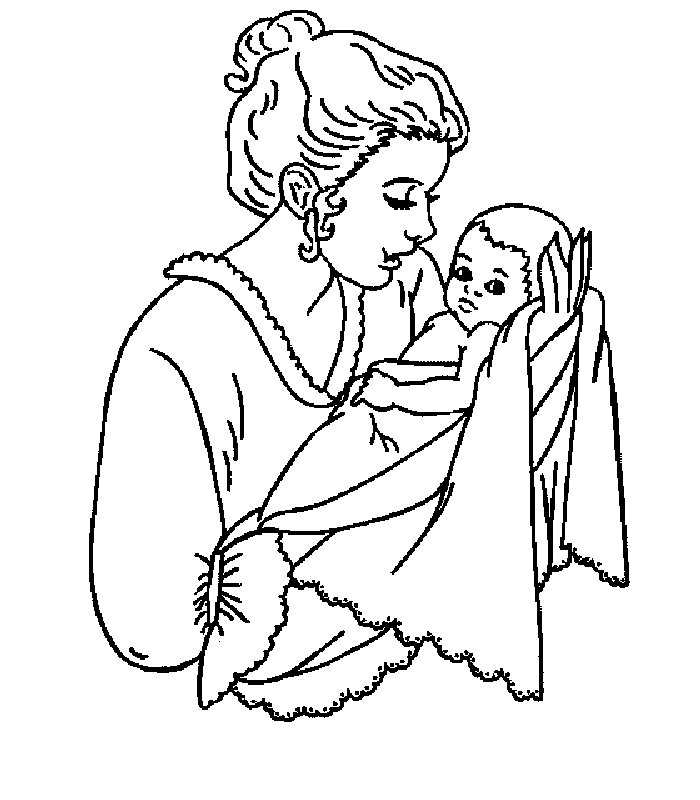 immagine nascita da colorare