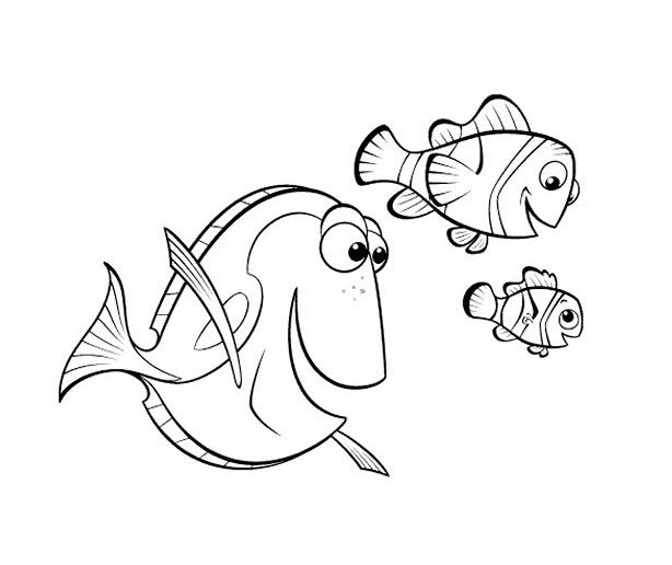 immagine nemo da colorare