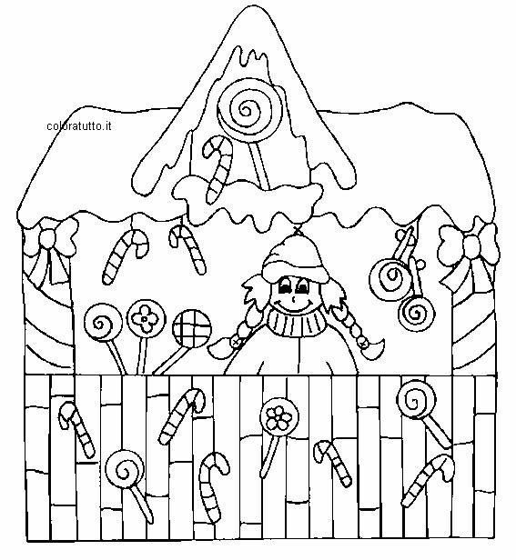 immagine paesi innevati da colorare