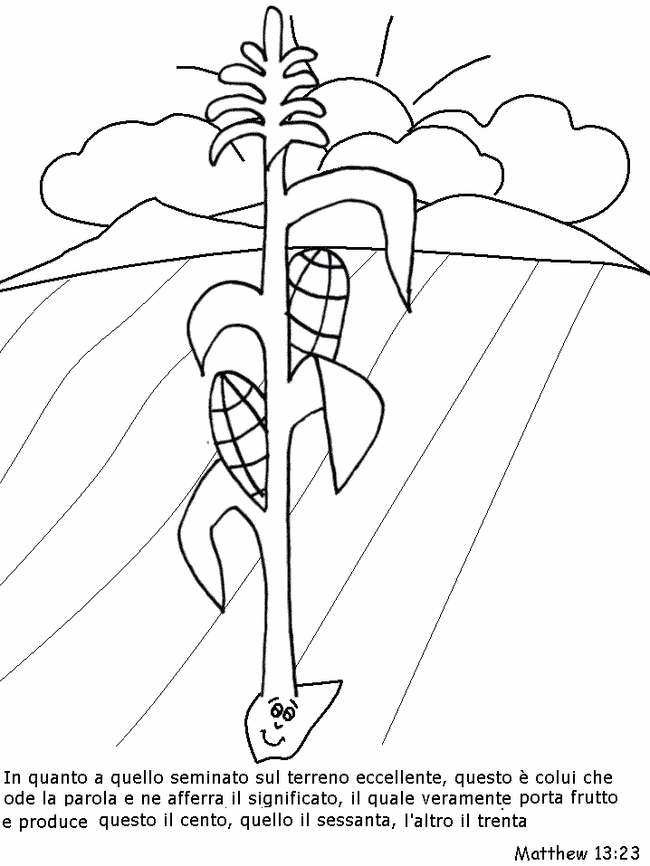 immagine parabole da colorare