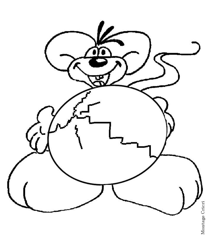 immagine pasqua da colorare