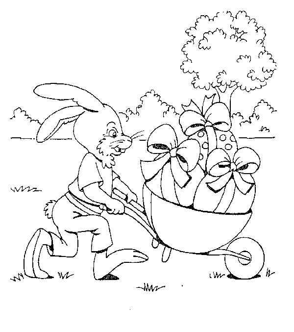 immagine pasqua da colorare