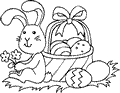 immagine pasqua da colorare