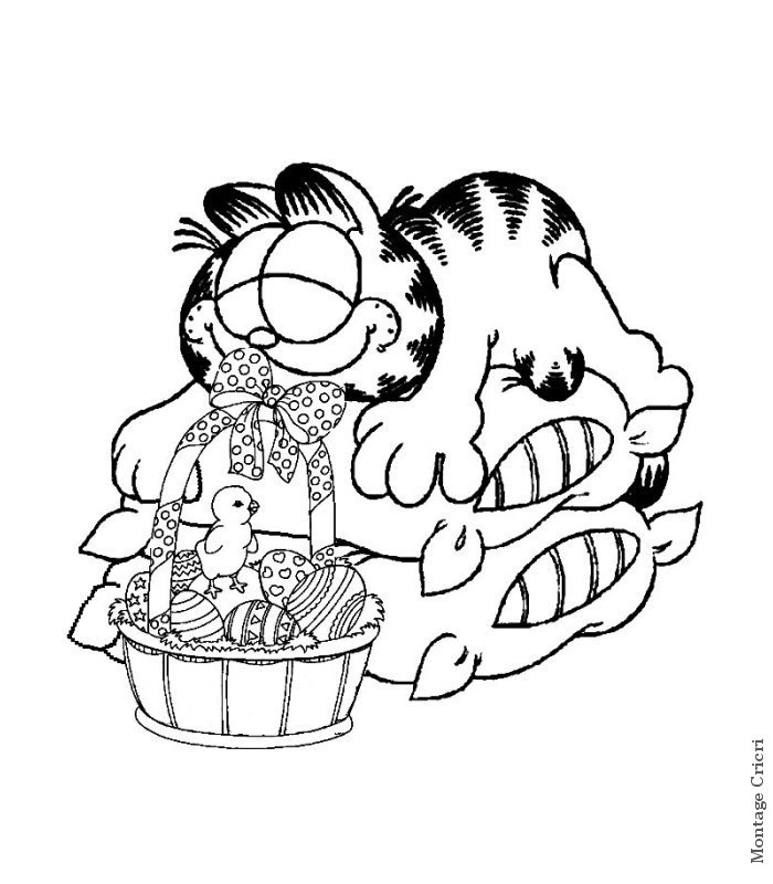 immagine pasqua da colorare