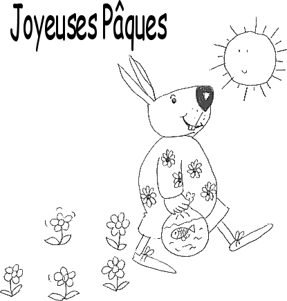 immagine pasqua da colorare