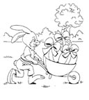 immagine pasqua da colorare