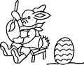 immagine pasqua da colorare