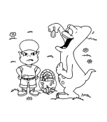 immagine pasqua da colorare