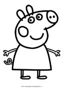immagine peppa pig da colorare
