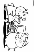 immagine peppa pig da colorare