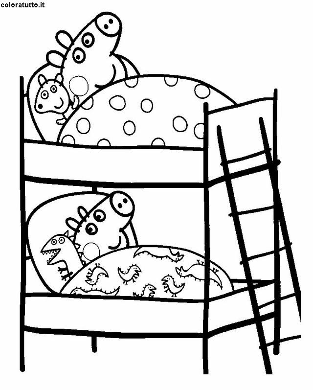 immagine peppa pig da colorare