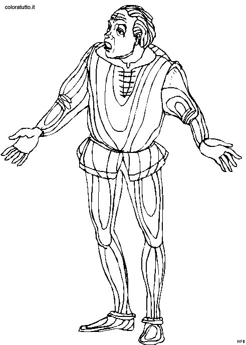 immagine personaggi storici da colorare