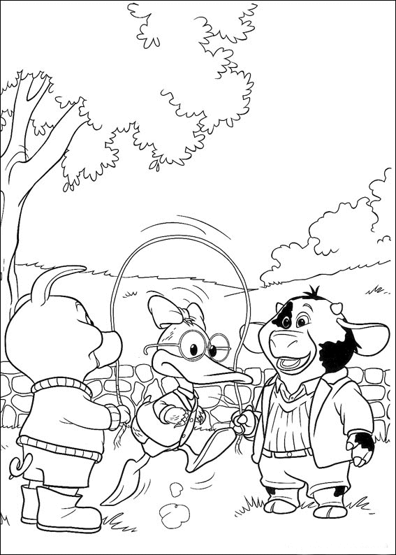 immagine piggly da colorare