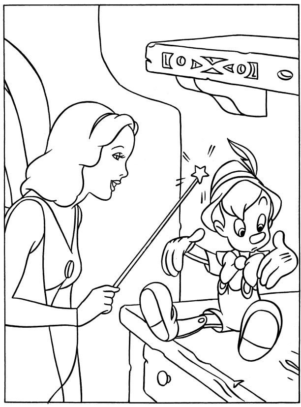 immagine pinocchio da colorare