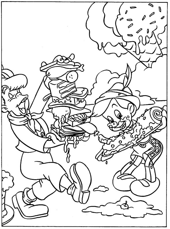 immagine pinocchio da colorare