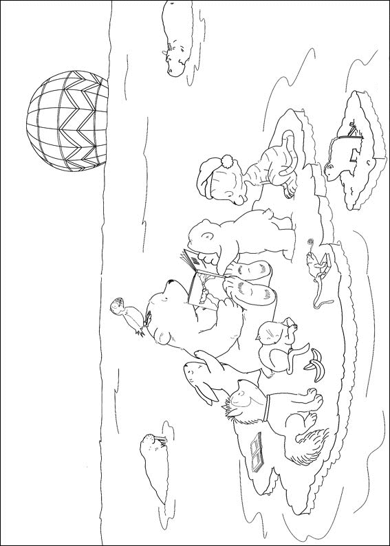 immagine plume orsopolare da colorare