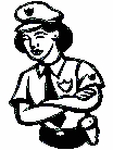 immagine polizia da colorare