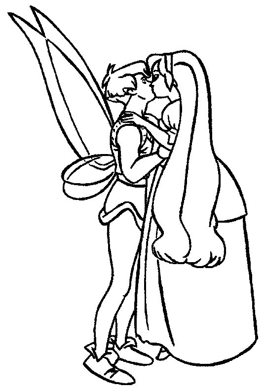 immagine pollicina da colorare