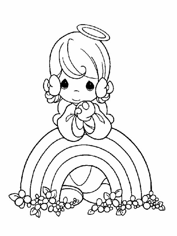 immagine precious moments da colorare