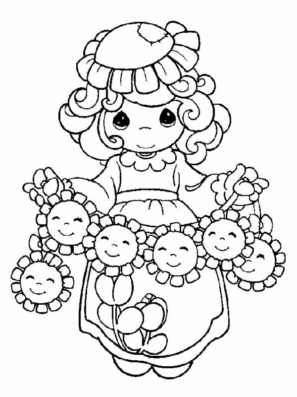 immagine precious moments da colorare