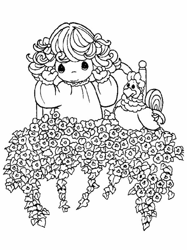 immagine precious moments da colorare