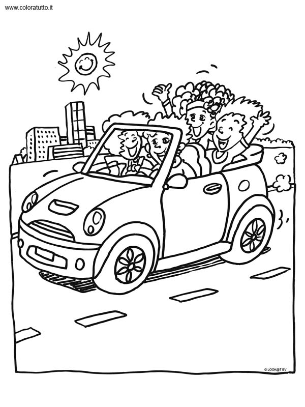 immagine primavera da colorare