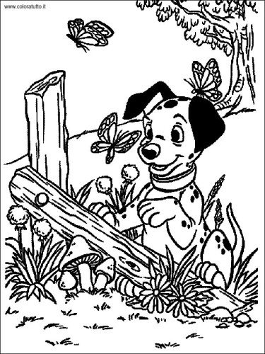 immagine primavera da colorare