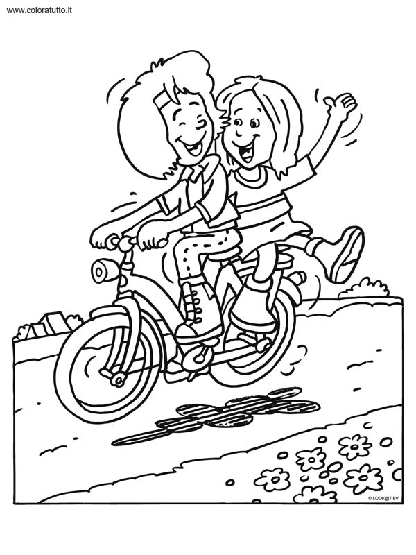 immagine primavera da colorare