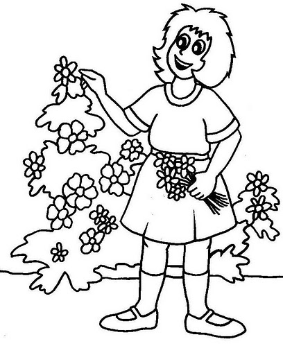 immagine primavera da colorare