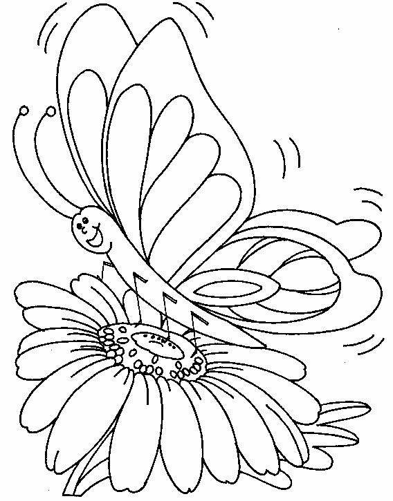 immagine primavera da colorare