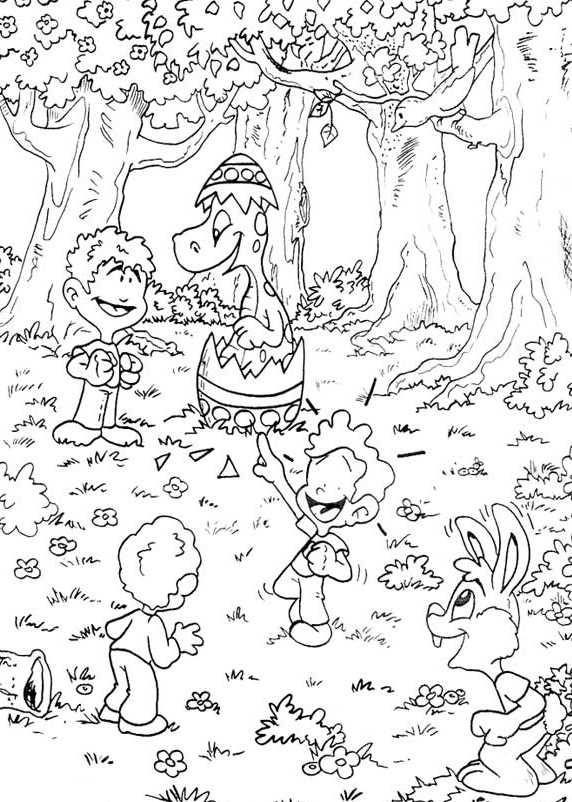 immagine primavera da colorare