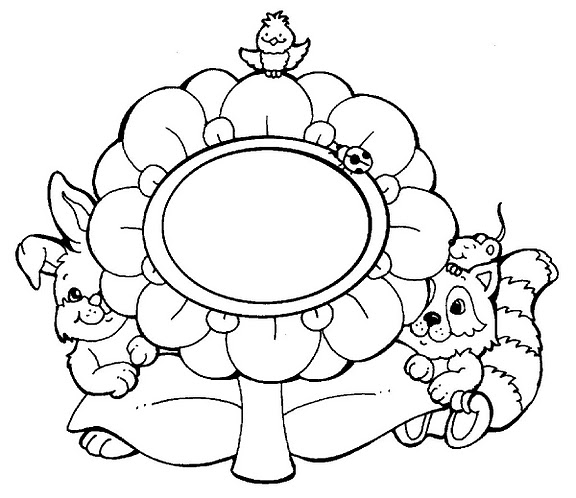 immagine primavera da colorare