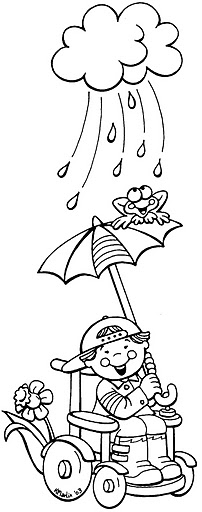 immagine primavera da colorare