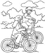 immagine primavera da colorare