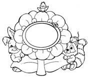 immagine primavera da colorare