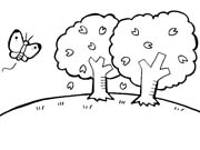 immagine primavera da colorare