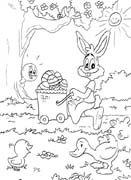 immagine primavera da colorare