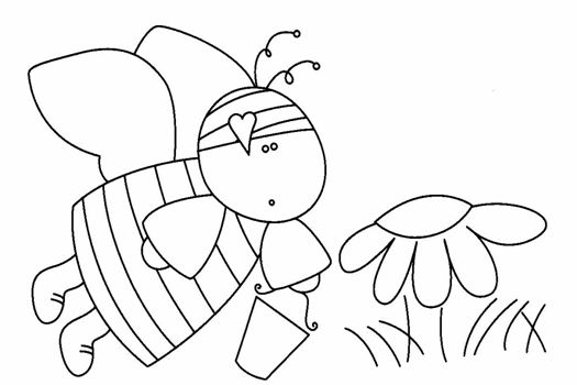 immagine primavera da colorare