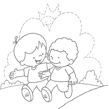 immagine primavera da colorare